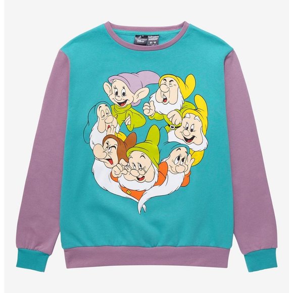 Disney The Seven Dwarfs Crew Neck Sweater by Cakeworthy - Picture 1 of 2